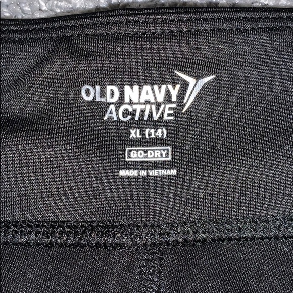 Black leggings with ribbed knees. - Picture 3 of 3